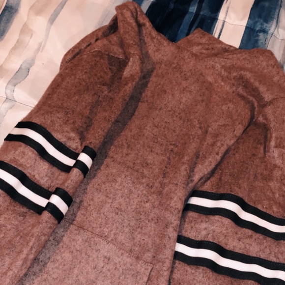 Light Cream Pink Pullover Hoodie - Picture 1 of 5